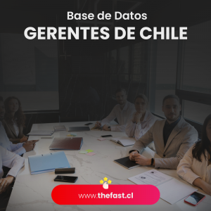 Base de Datos Gerentes de Empresas en Chile